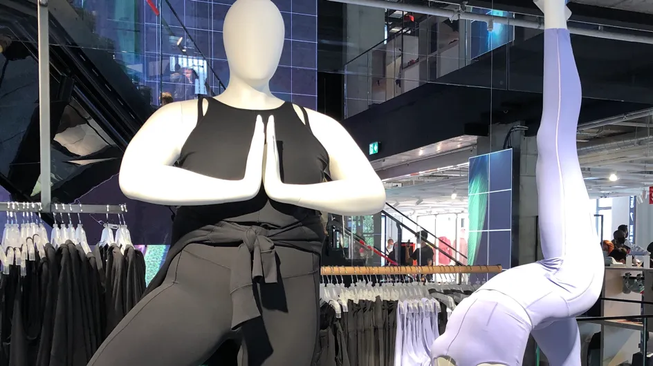Nike installe des mannequins inclusifs dans sa boutique des Champs-Elysées