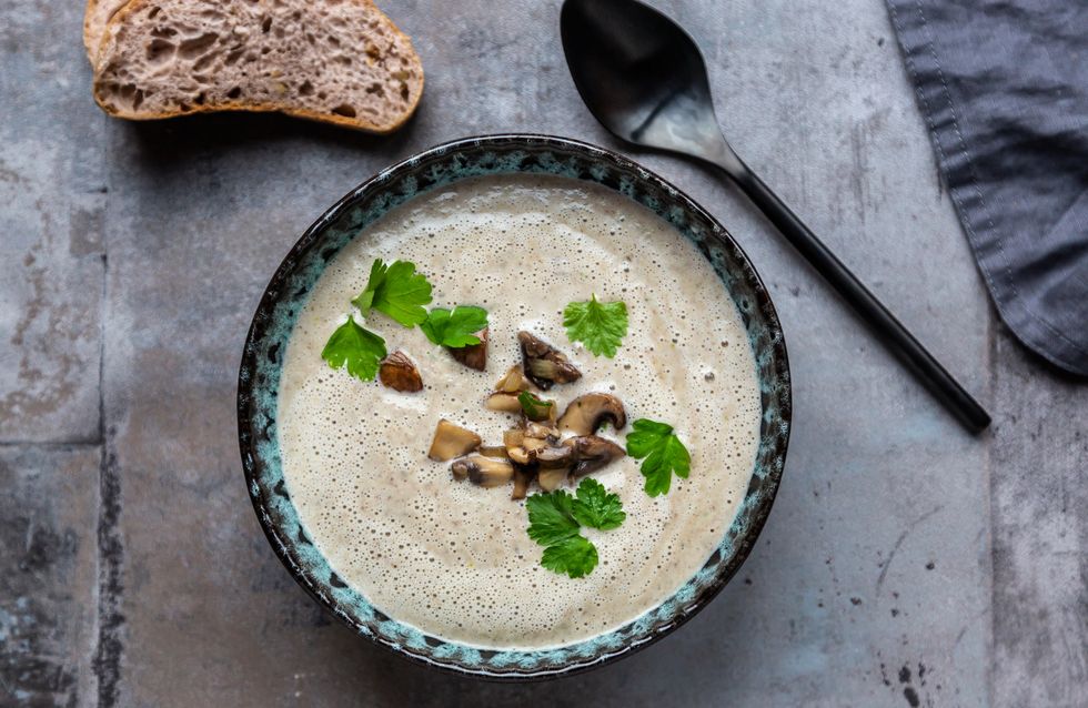 Schnelle Pilzsuppe Weltbestes Rezept Mit Frischen Champignons