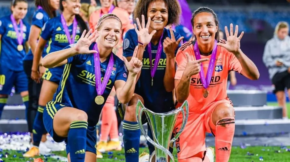 Une nouvelle victoire exceptionnelle pour l'équipe lyonnaise de football féminin