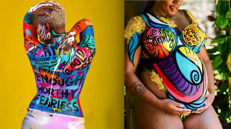 L’artiste Cierra Lynn Taylor aide les femmes à aimer leur corps grâce au body painting
