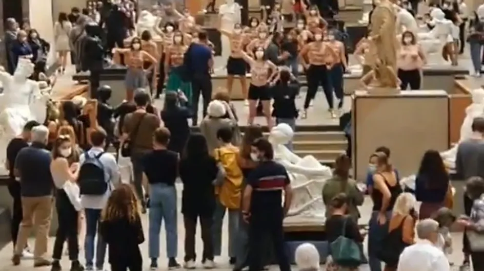 Refus d'entrer à cause d'un décolleté : les Femen investissent le Musée d'Orsay