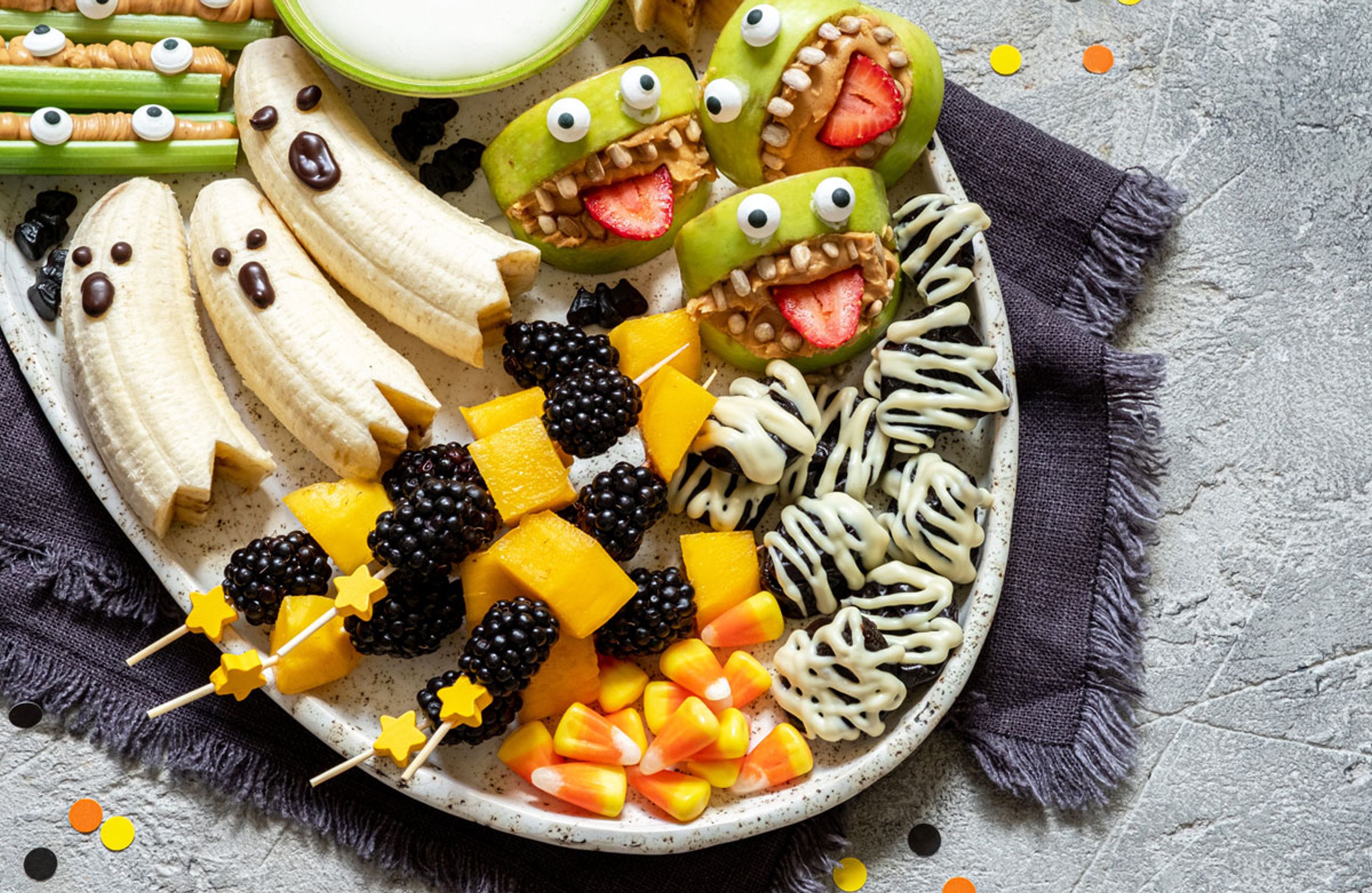 5 gesunde Halloween-Snacks: schnell und einfach