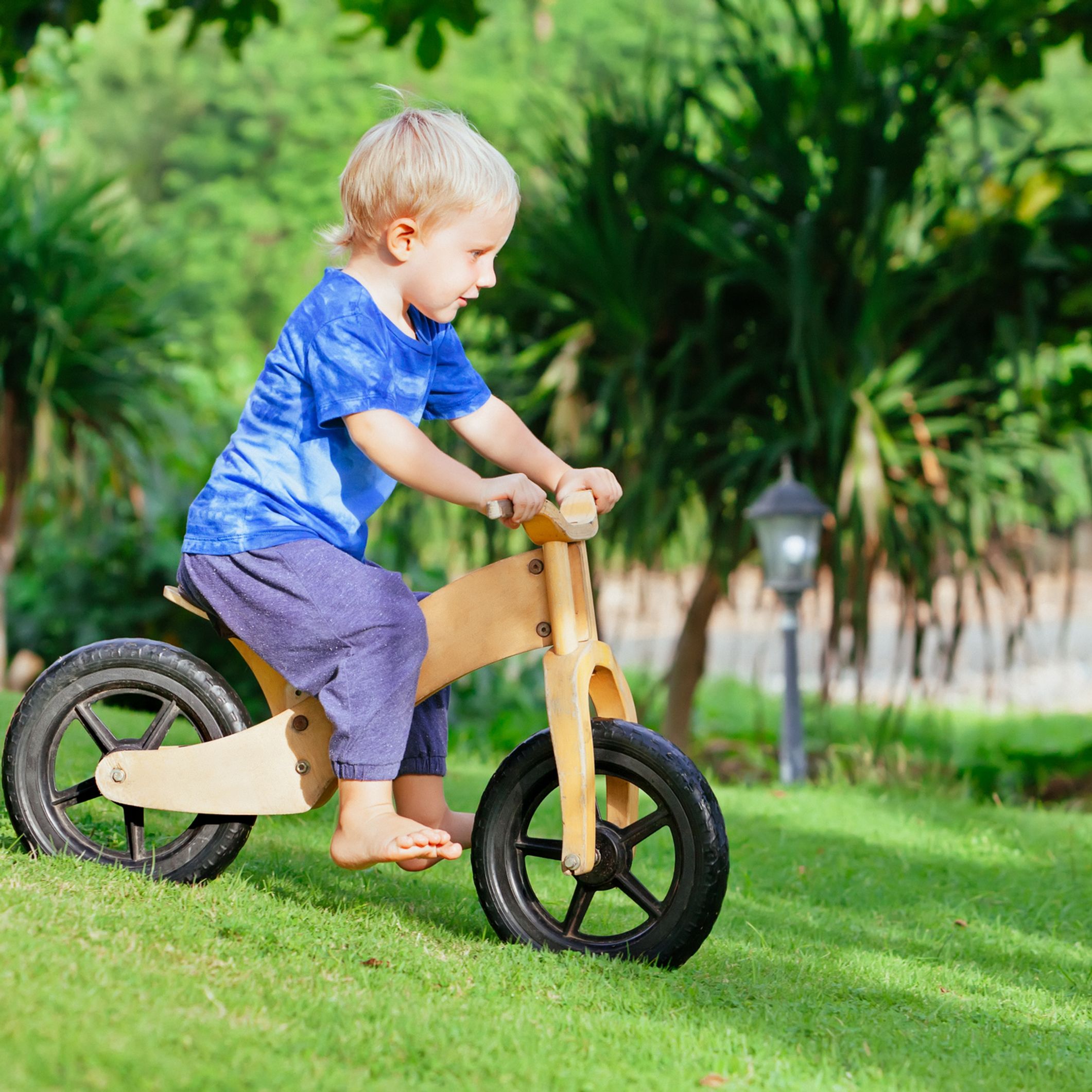 Bicicleta de equilibrio para bebés de 1 año de edad, juguetes de equitación  de 12 a 36 meses, bicicleta para niños pequeños con asiento ajustable, sin