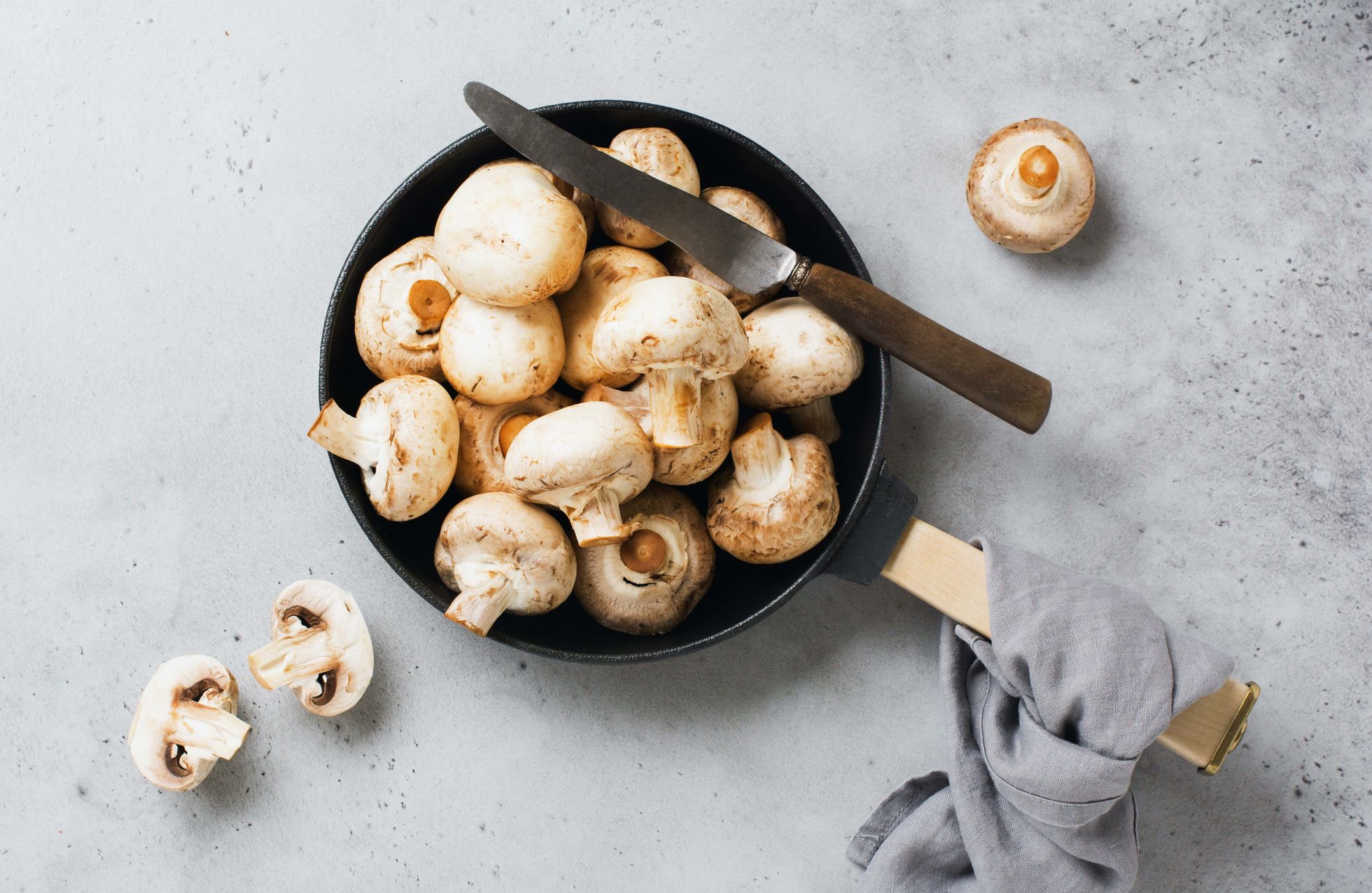 comment nettoyer et préparer des champignons