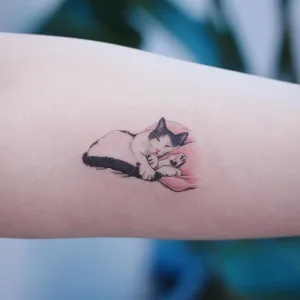 De tatouage chat patte Patte De
