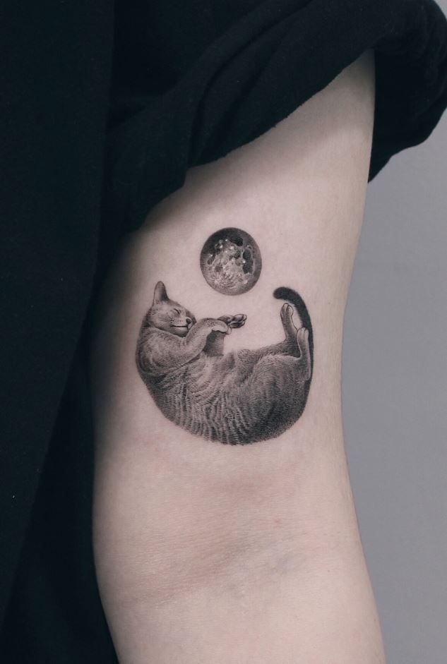 Tatouage Diverses Inspirations Pour Les Amoureux Des Chats