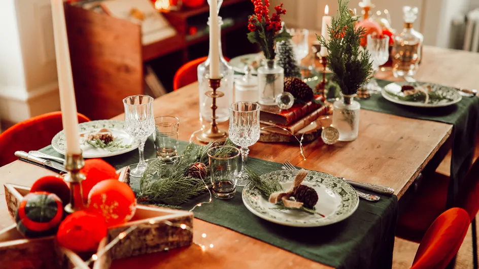 9 jolies idées pour décorer sa table de Noël sans rien dépenser