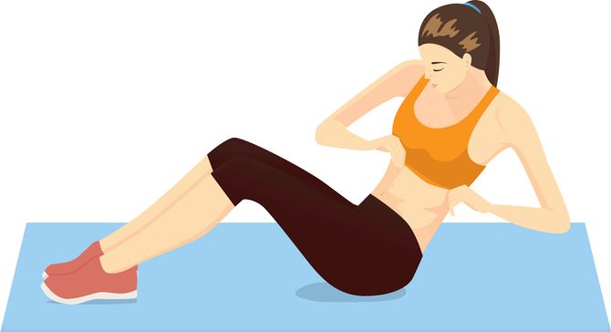 Special oblique abdominal flat stomach exercise