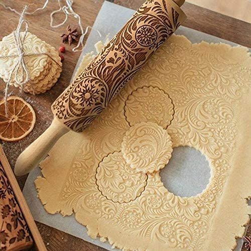 10 rouleaux à pâtisserie à motif pour des biscuits décorés minut