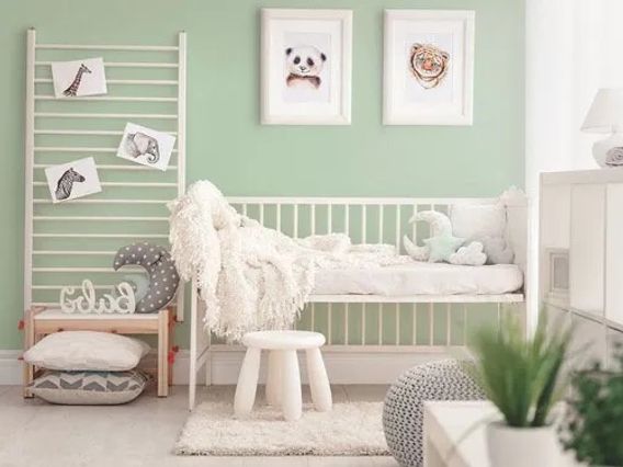 Chambre De Bebe Optez Pour Le Vert D Eau Une Couleur Parfaite Pour Un Tout Petit