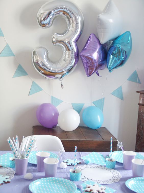 Organiser une fête d'anniversaire pour un enfant de 3 ans