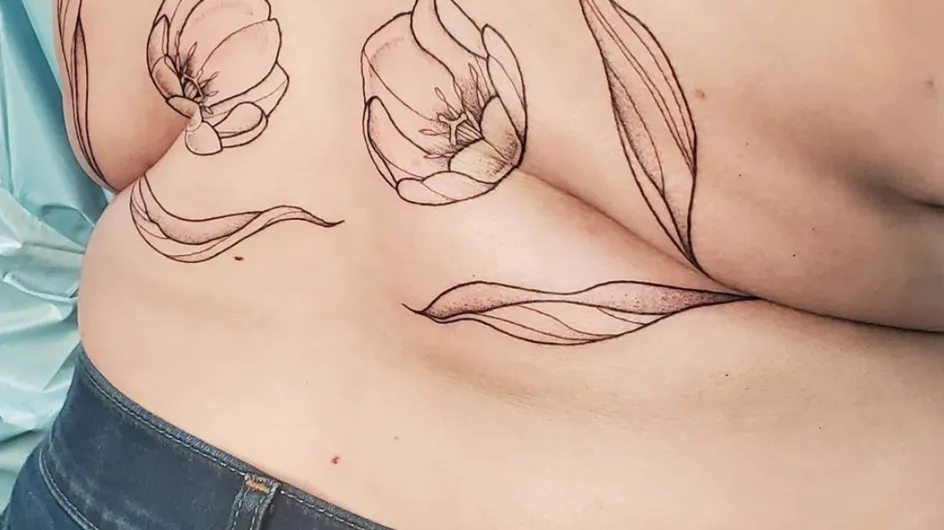 Tatouage : cette artiste sublime les bourrelets du dos des femmes grosses