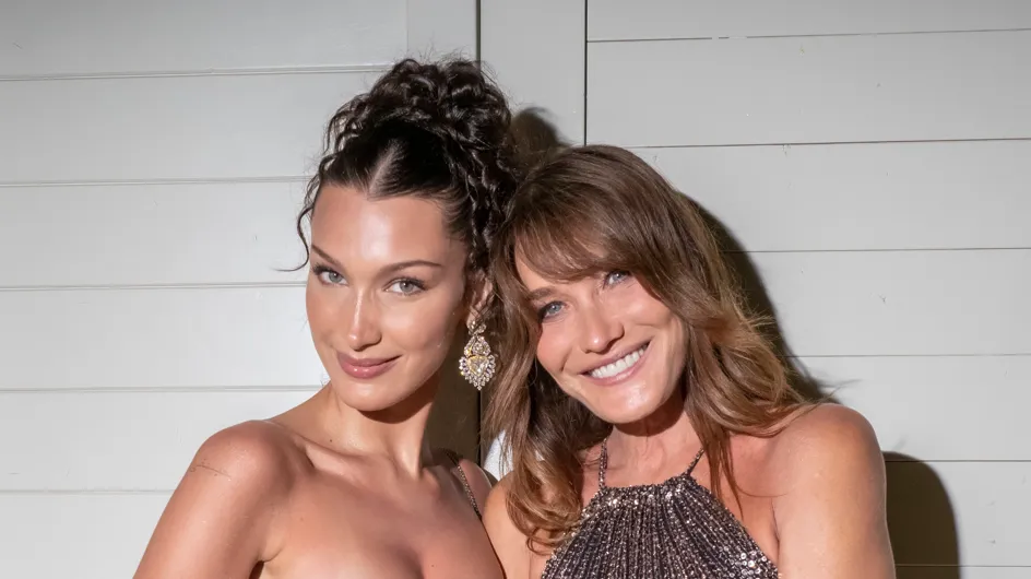 Carla Bruni et Bella Hadid : les "jumelles" s'amusent de leur ressemblance à Cannes