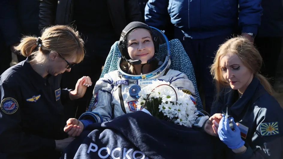 Fin de tournage à l'ISS : la première actrice dans l'espace revient sur Terre