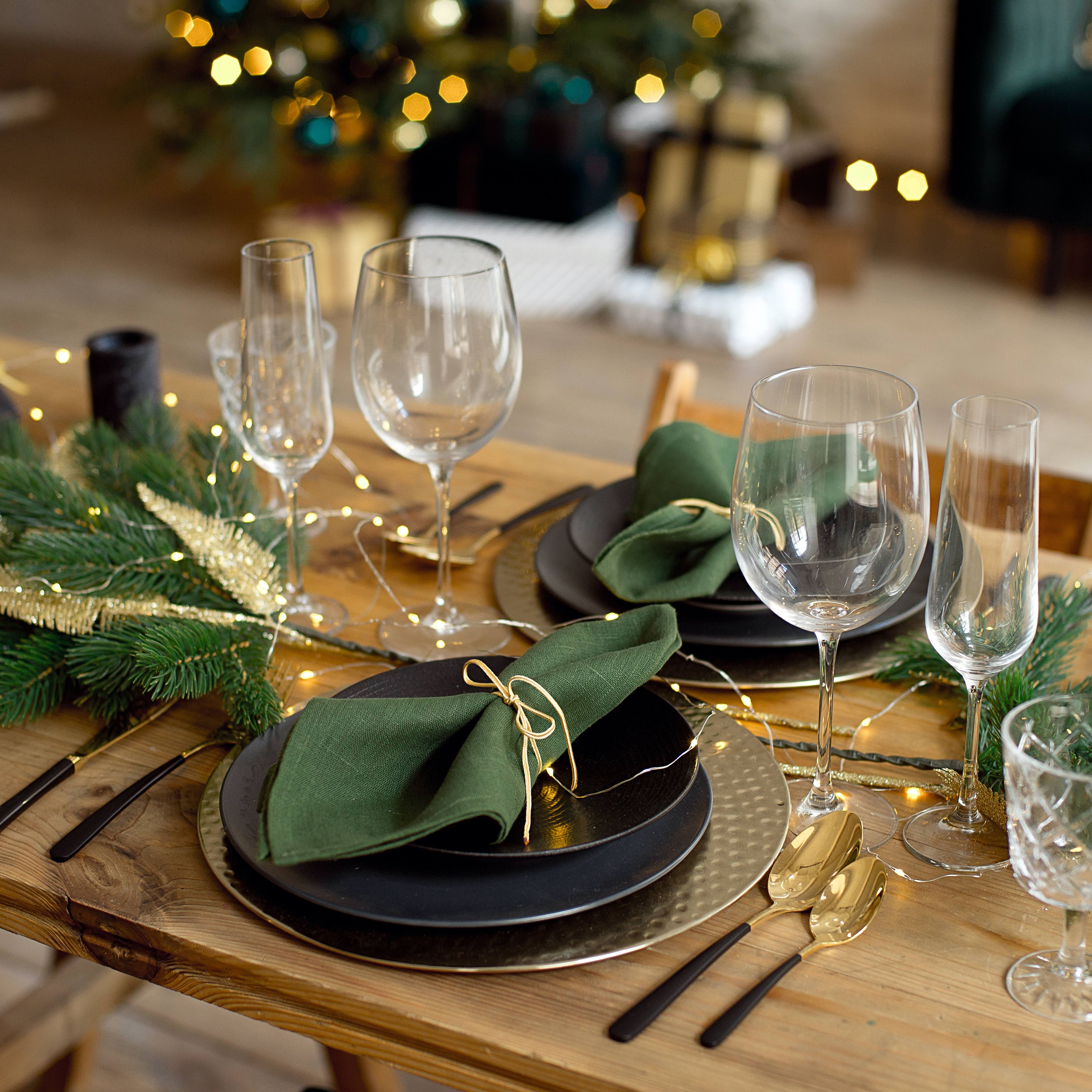 Une table de Noël nature et élégante