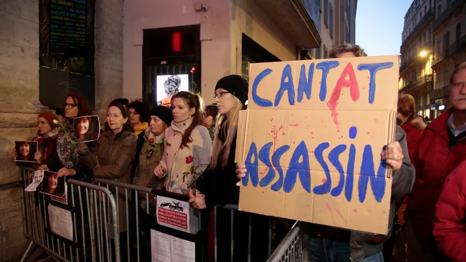 De nouvelles manifestations anti Cantat devant un théâtre : "Il l'a tuée et vous l'applaudissez !"