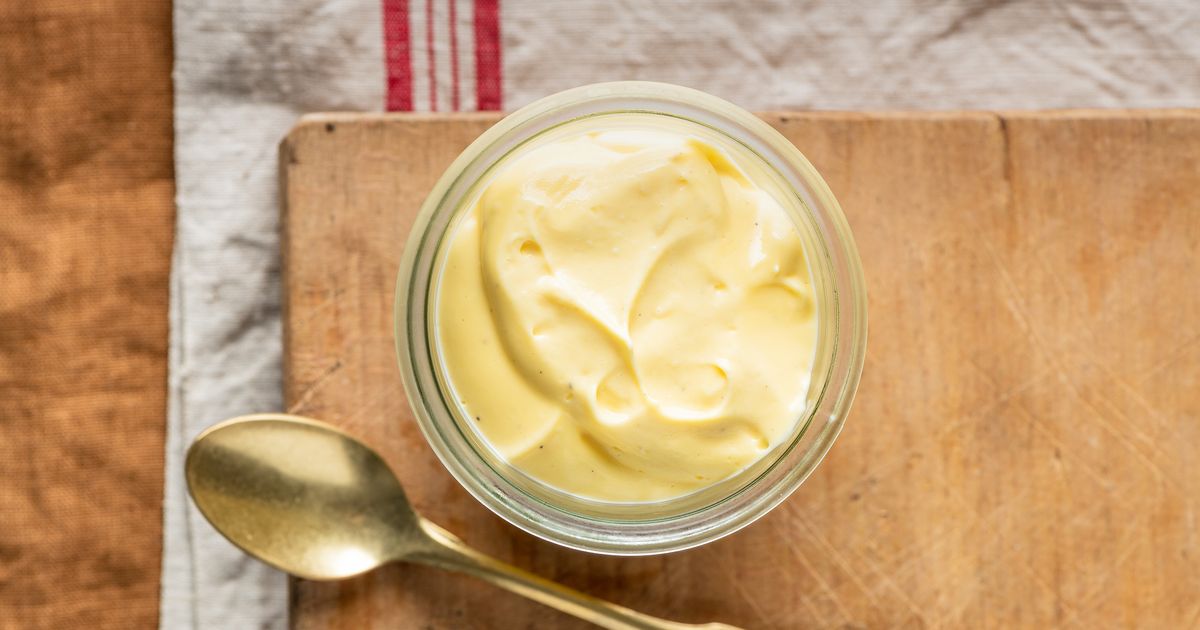 Pénurie la mayonnaise végétale sans huile de tournesol en 1 étape de