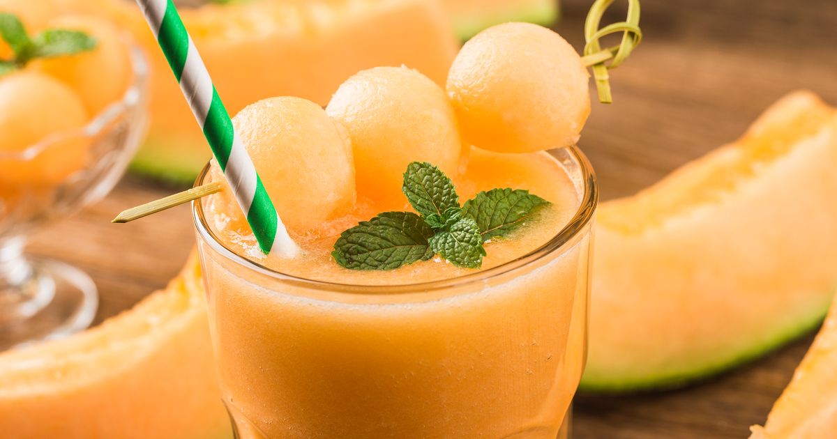 Cette recette de gaspacho melon menthe, avec seulement deux ingrédients