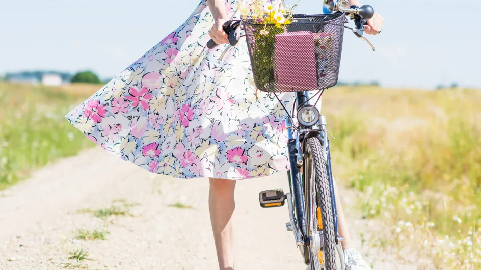 Fahrradfahren mit Rock & Kleid: DIESEN Trick musst du kennen