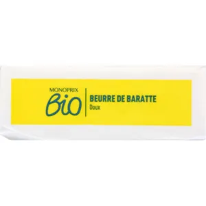 Acheter Beurre Bio - Doux - 82% Mat.Gr - Biologique - Le Petit