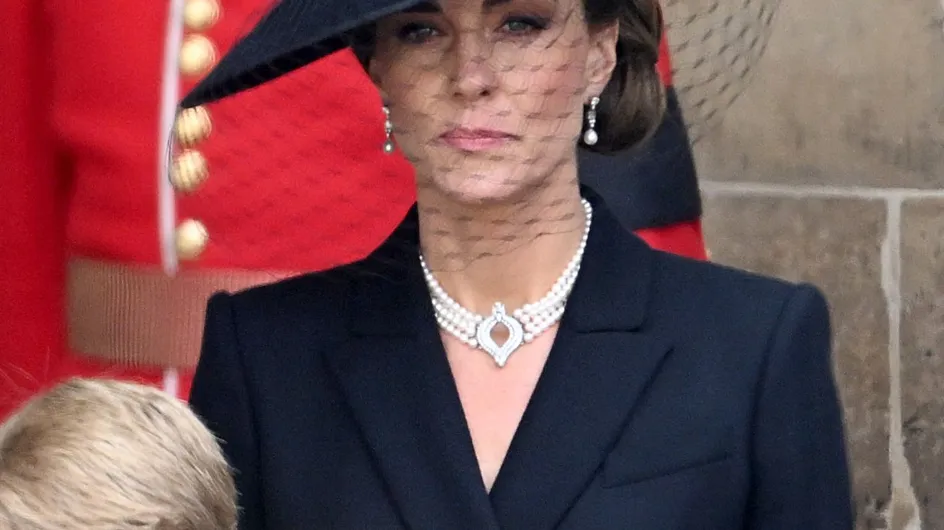 Funérailles d’Elizabeth II : Kate Middleton porte un collier symbolique de la reine