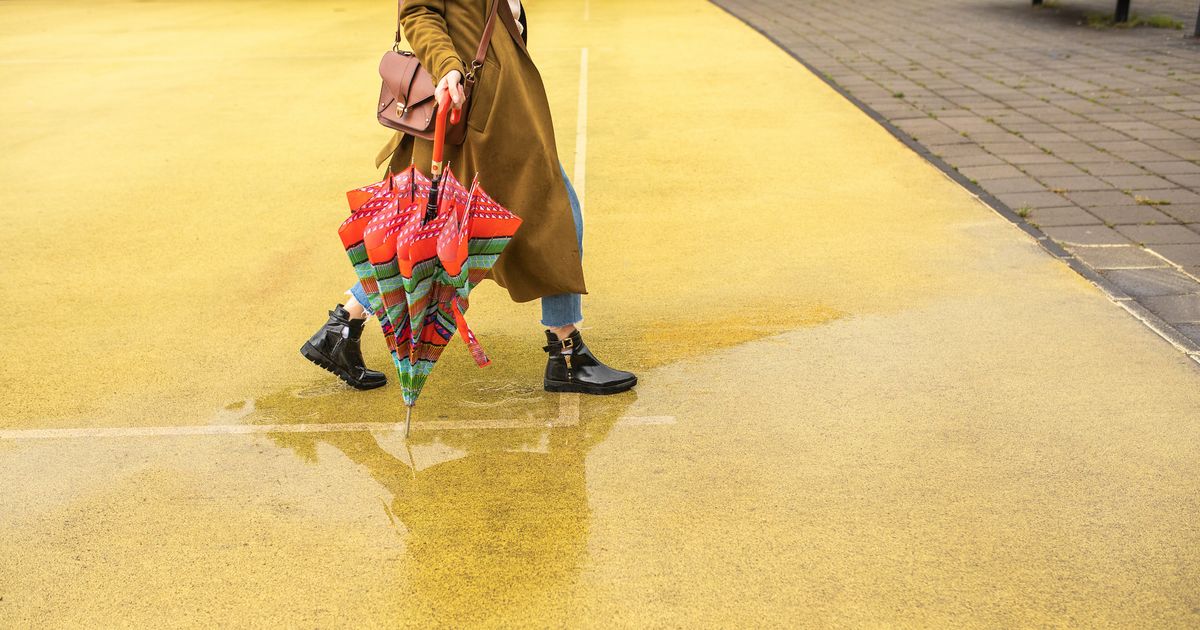 chaussure cuir pluie