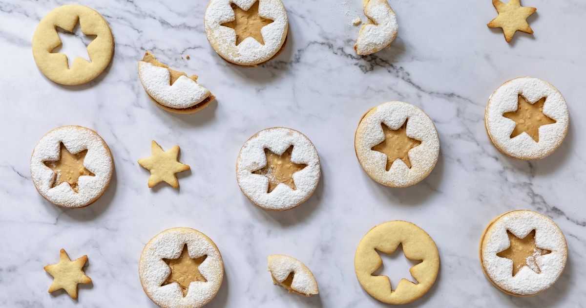 Gefüllte Eierlikör-Sterne: Weihnachtsplätzchen für Erwachsene