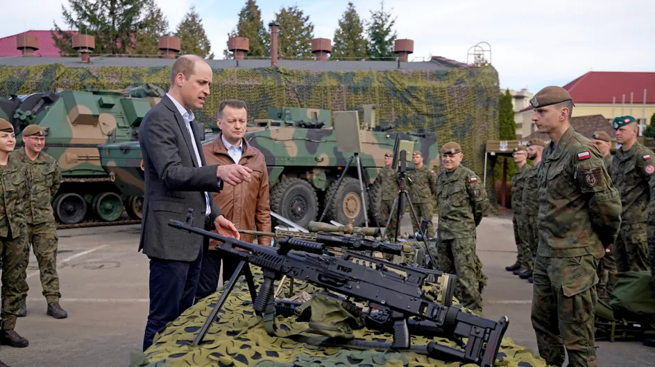 Guerre en Ukraine : le prince William en visite surprise auprès des forces armées
