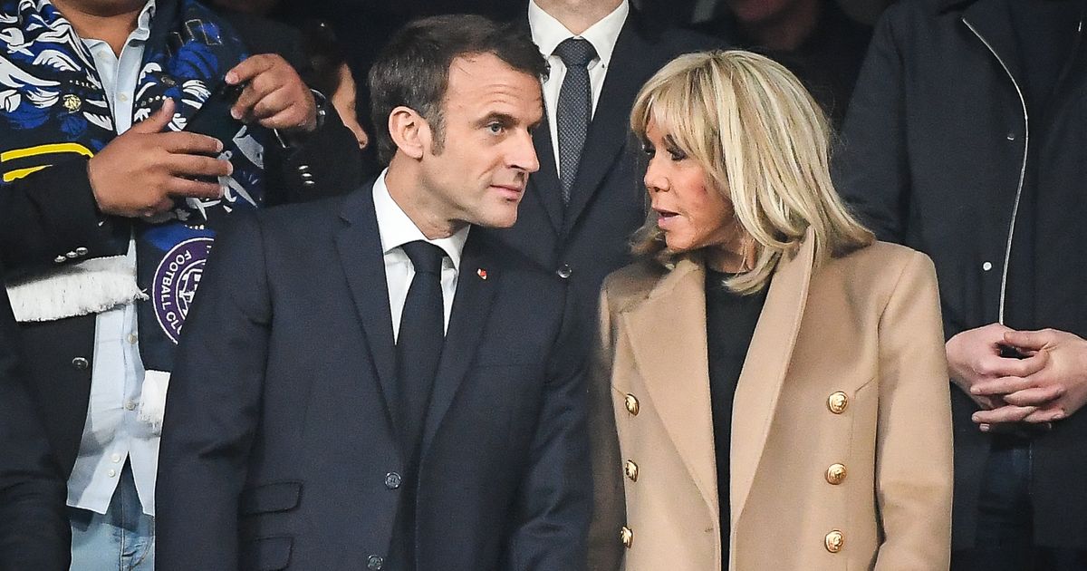 Brigitte Macron : Sa Sortie Complice Avec Son Mari Emmanuel Au Stade De ...