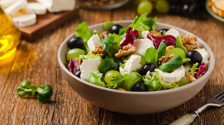 5 idées de salades fraîches et gourmandes prêtes en moins de 15 min top chrono
