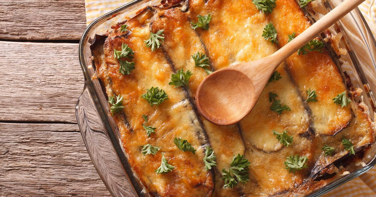 L'irrésistible recette de gratin d’aubergines à la parmesane de Laurent