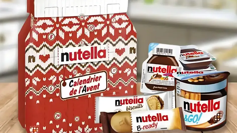 Nutella dévoile son tout premier calendrier de l'Avent, voici ce que contiennent les 24 cases (spoiler)