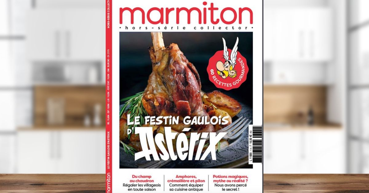 Hors-série collector Marmiton x Le Festin Gaulois Astérix : 60 recettes gourmandes et 