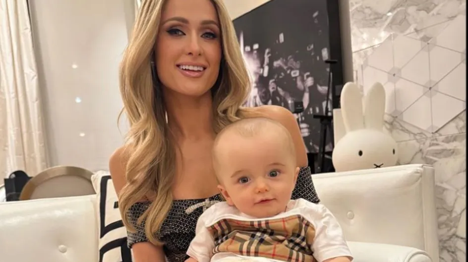 Paris Hilton defiende a su hijo de críticas en línea por su apariencia