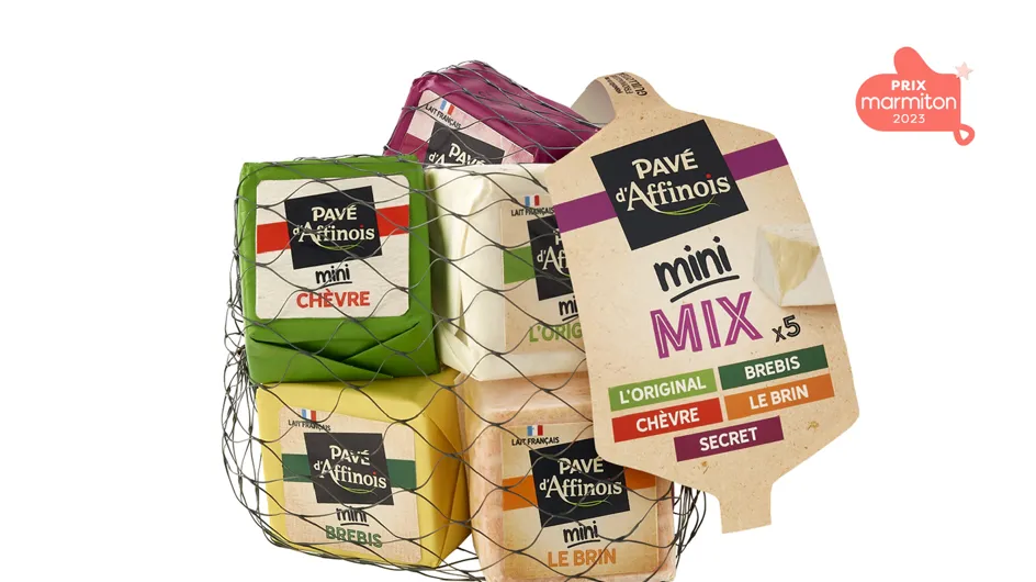 Le mini mix Pavé d’Affinois, 5 variétés à emporter partout avec soi