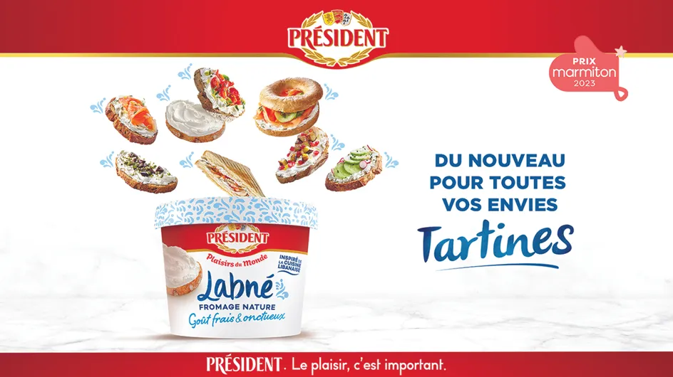 Labné, la nouvelle offre de fromage à tartiner signée Président