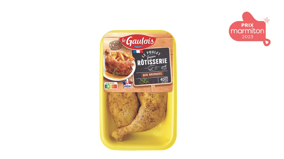 Le Gaulois lance sa gamme de cuisses de poulet marinées façon Rôtisserie