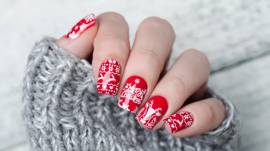 Inspírate con los increíbles diseños de uñas que son tendencia para esta navidad