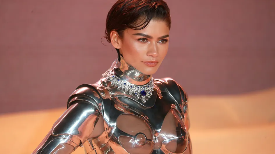 Zendaya se vuelve viral con un traje robótico en la premiere de Dune 2: ¿Más sexy que C-3PO?