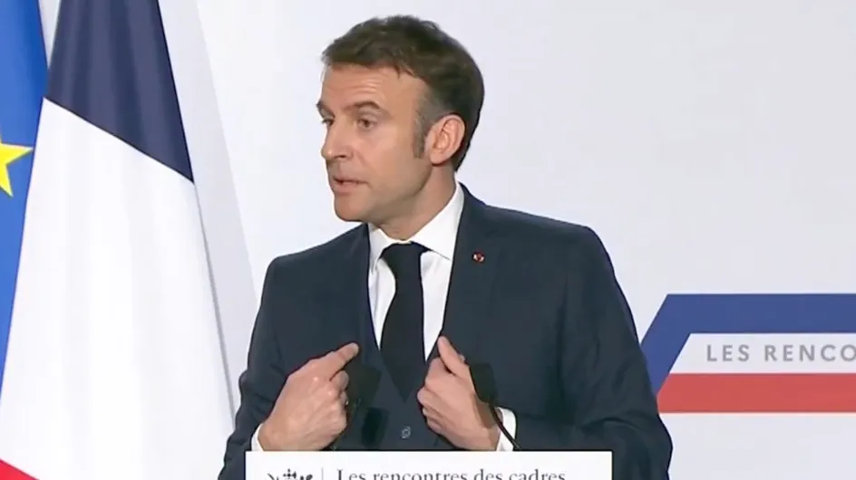 Emmanuel Macron se lâche en plein discours : "c'est Bibi qui paie !", les internautes réagissent en masse