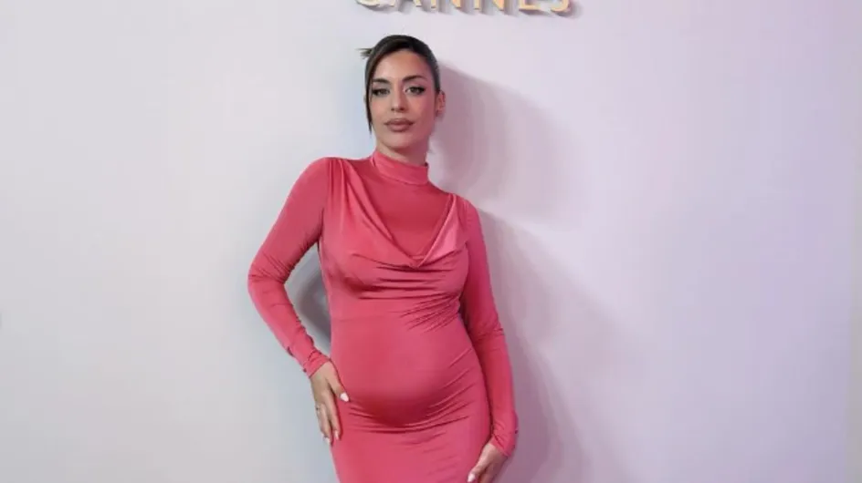 Dulceida deslumbra en Cannes con su look premamá de Claro Couture