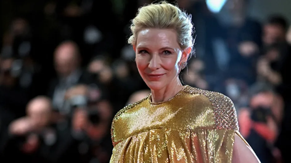 Festival de Cannes 2024 : Cate Blanchett illumine les marches en total look doré