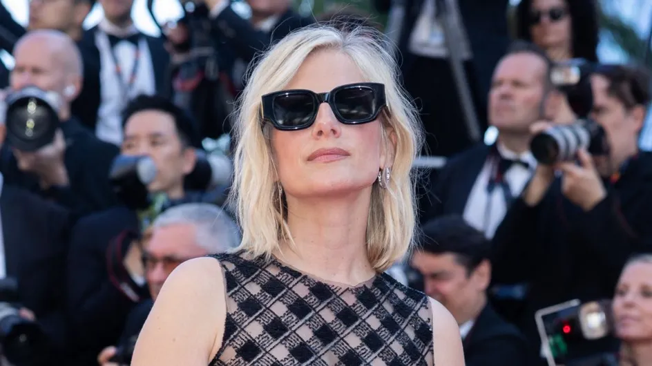 Cannes 2024 : Mélanie Laurent en total look noir pour la cérémonie de clôture