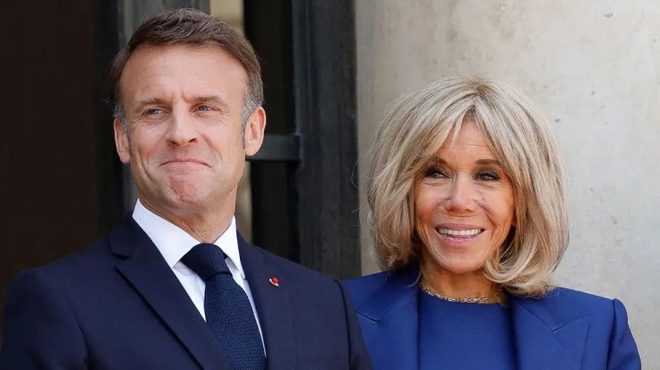 Brigitte Macron adopte la tendance chromatique de l'année 2024 dans un tailleur ultra élégant (on adore)