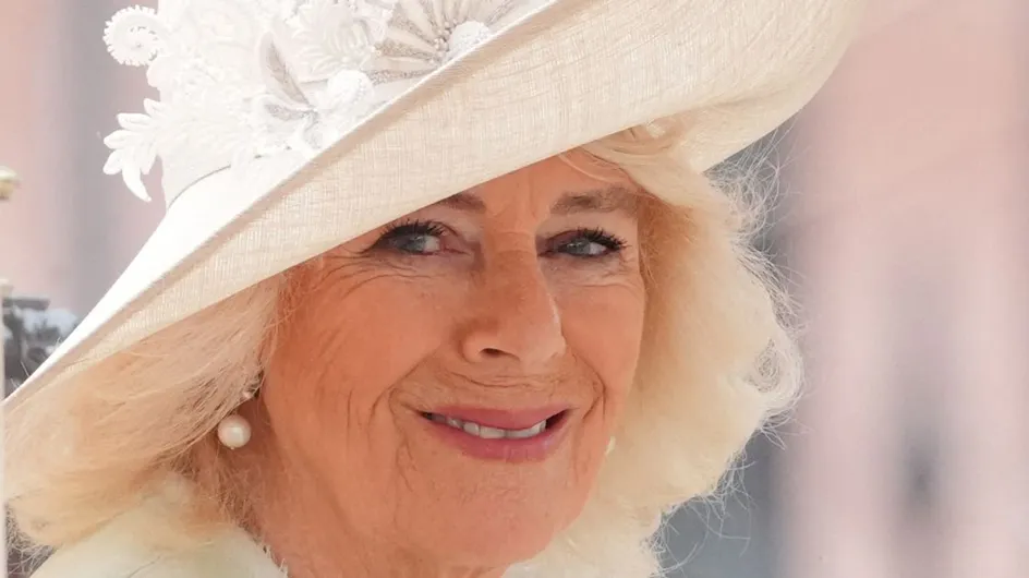 PHOTOS - Trooping the Colour : la reine Camilla chic et sobre en totale look blanc, symbole de la paix