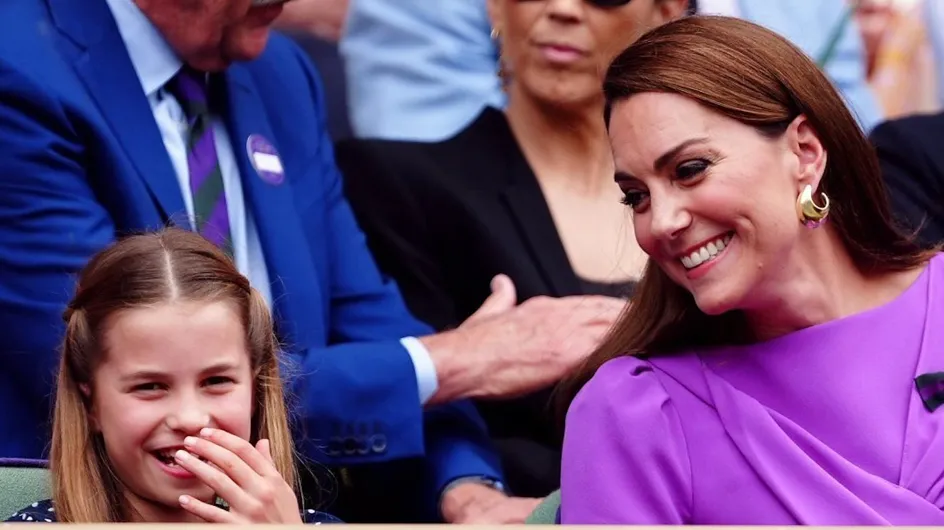 Kate Middleton deslumbra en Wimbledon con un vestido morado: así ha sido su esperada aparición con la princesa Charlotte