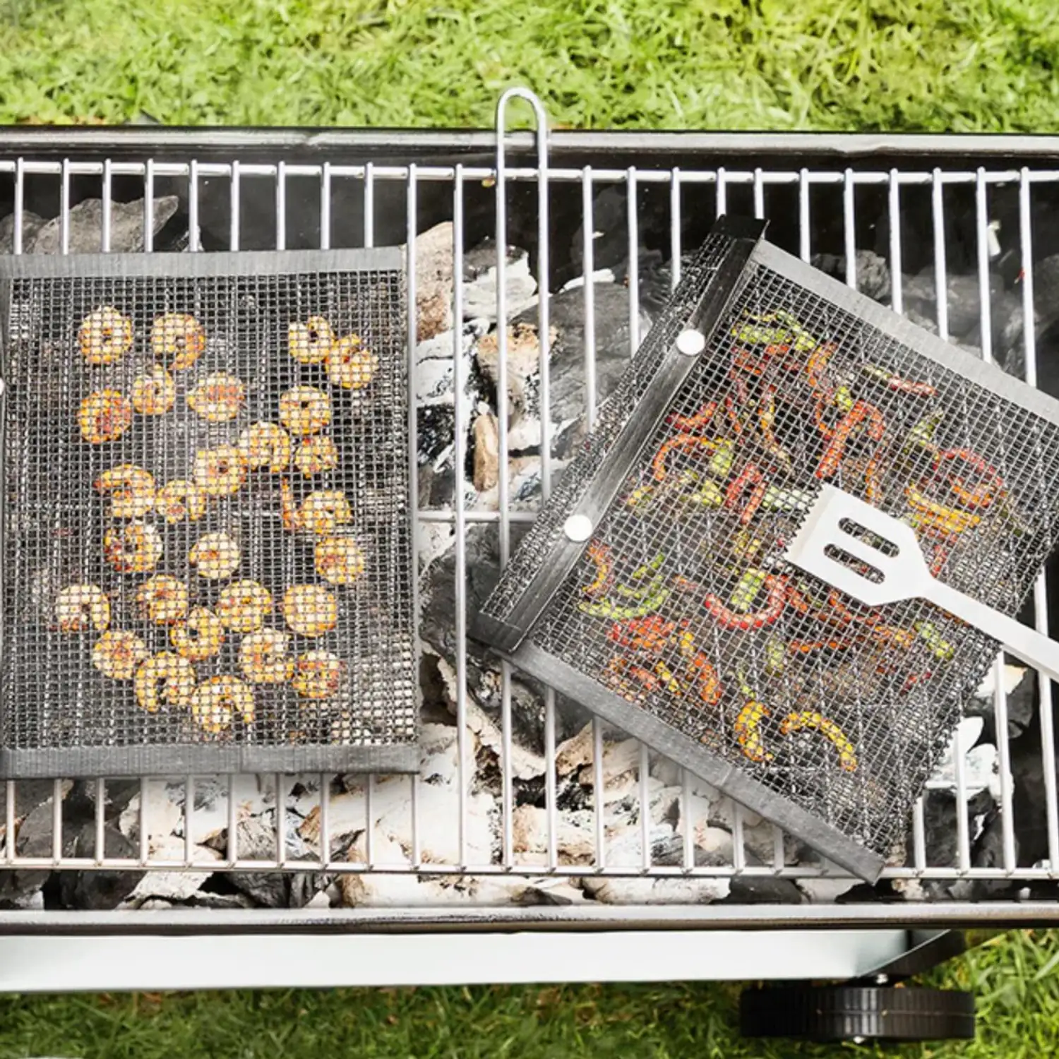 Mountain Grillers Sac Filet Grill BBQ – Cuisson Parfaite Légumes Viandes Poissons – Accessoire Durable