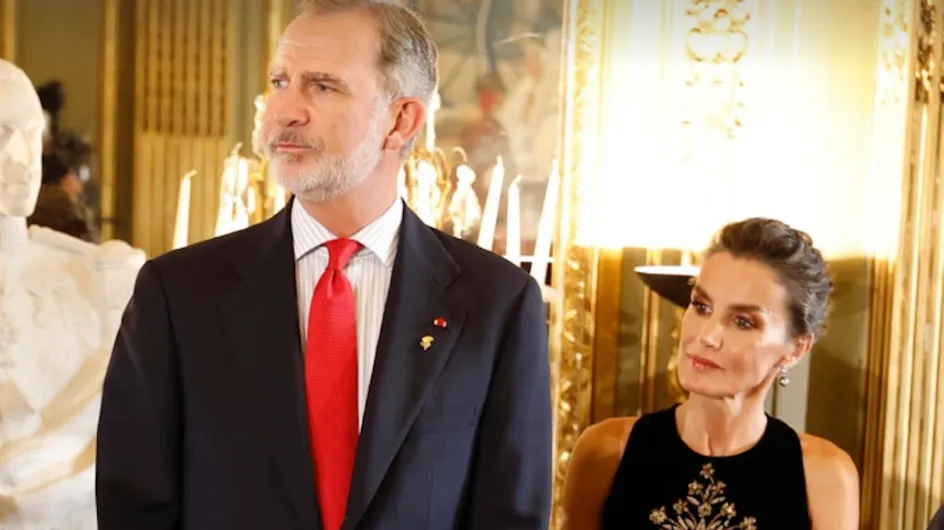 Letizia brilla en París con un elegante vestido de Dior en la ceremonia de inauguración de los Juegos Olímpicos 2024