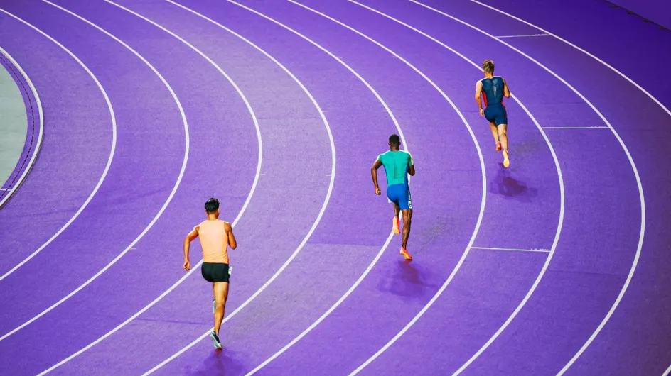 Cet ingrédient secret qui se cache dans la piste d'athlétisme violette des JO de Paris 2024 (c'est surprenant !)