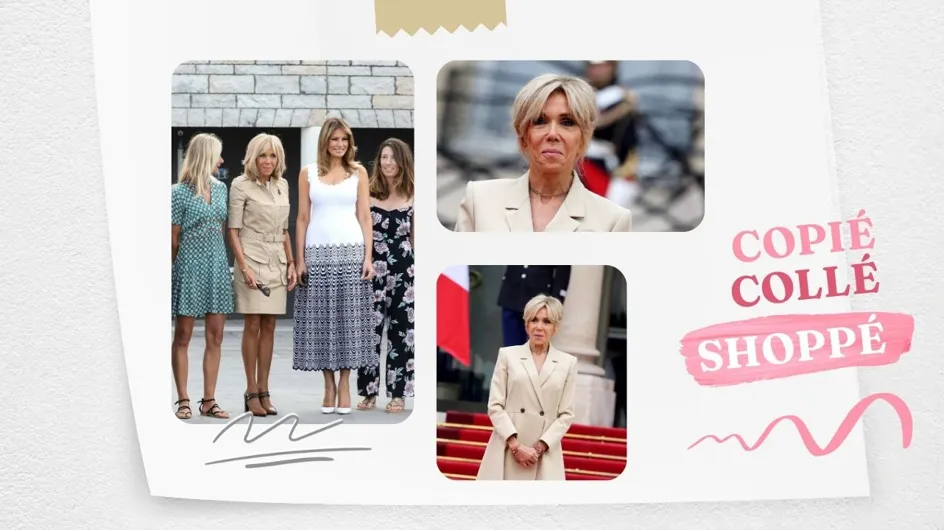 Copié collé shoppé : la robe cargo courte de Brigitte Macron (on la veut pour cet été)